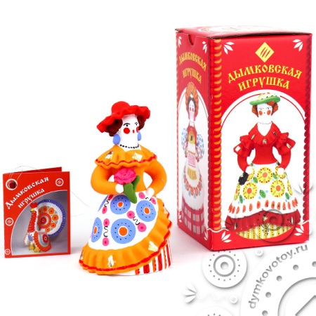 Барыня нарядная с цветком