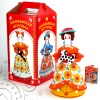Барыня нарядная с собачкой