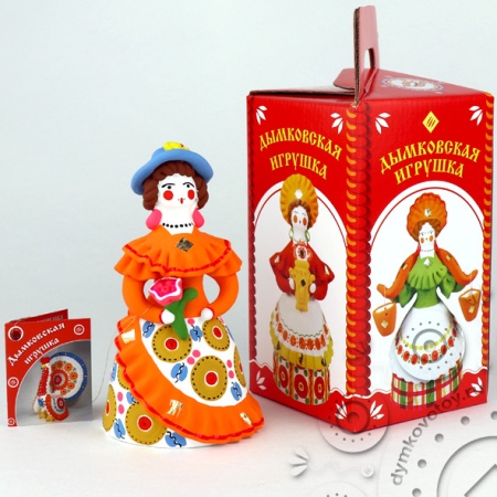 Барыня нарядная с цветком