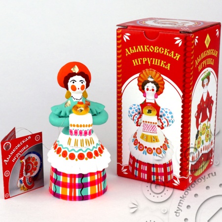 Барыня деревенская с хлебом